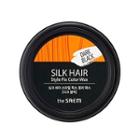 The Saem - Silk Hair Style Fix Color Wax (dark Black) 90g