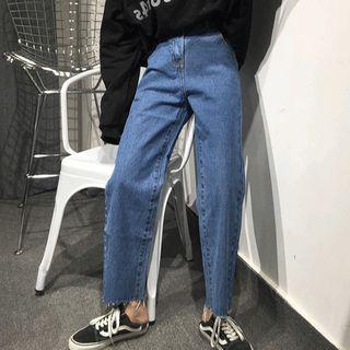 Straight Fit Jeans / Belt