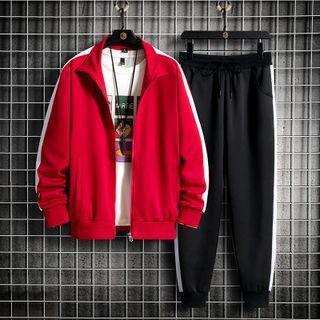 Set: Panel Zipped Jacket + Sweatpants