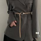 Braided O-ring Waist Belt