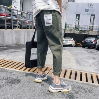 Drawstring Wast Cropped Pants