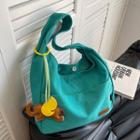 Set: Applique Bucket Bag + Bag Charm