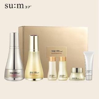 Su:m37 - Secret Special Set: Secret Oil 30ml + Secret Repair Concentrated Serum 30ml + Toner 20ml + Emulsion 20ml + Concentrated Cream 10ml + Skin Saver Essential Clean Cleansing Cream 40ml 6pcs