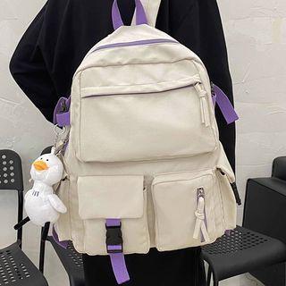 Multi-section Zip Backpack / Bag Charm