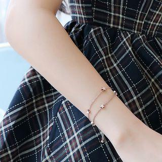 Star Layered Bracelet / Necklace / Stud Earring / Set