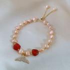 Freshwater Pearl Whale Tail Bracelet 1 Pc - Freshwater Pearl Whale Tail Bracelet - One Size