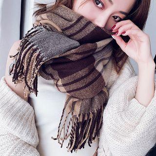 Plaid Scarf As Shown In Figure - 200 X 70cm