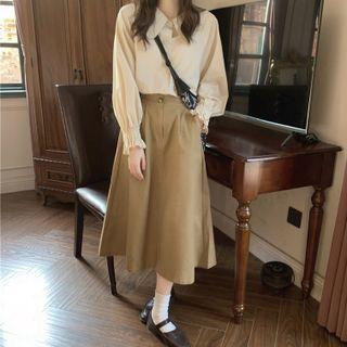 Midi A-line Skirt / Blouse