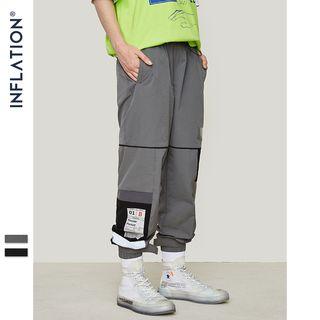 Velcro-hem Straight-cut Pants