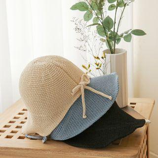 Wire-brim Beribboned Sun Hat