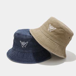 Hand Embroidered Bucket Hat