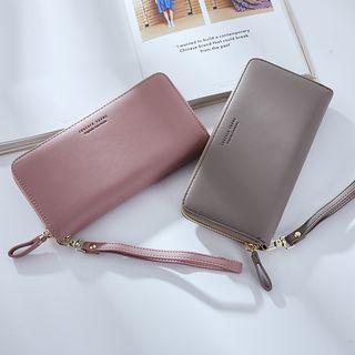 Faux Leather Clutch Wallet