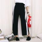 Colored Panel Wide-leg Pants