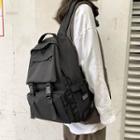 Buckled Backpack Black - One Size