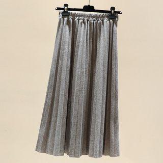 Maxi Accordion Pleat Skirt