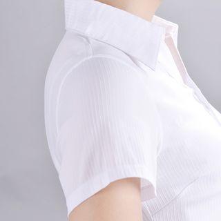 Long-sleeve Ribbed Shirt