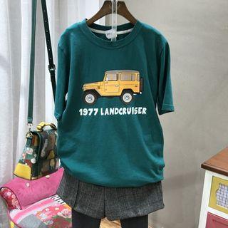 Car Printed T-shirt