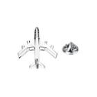 Fashion And Elegant Airplane Brooch Silver - One Size