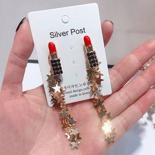 Lipstick Drop Earring
