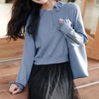 Frilled Collar Sweater