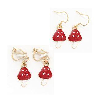 Alloy Mushroom Dangle Earring