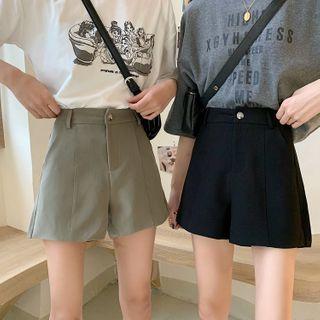 High-waist Wide Leg Dress Shorts