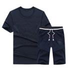 Set: Embossed Short-sleeve T-shirt + Shorts