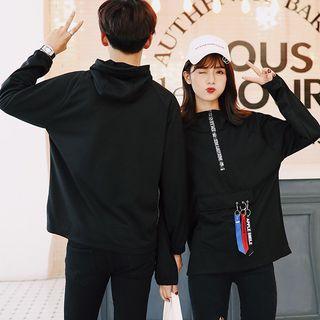 Couple Matching Hoop Detail Hoodie