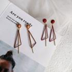 Triangular Drop Earring / Clip-on Earring