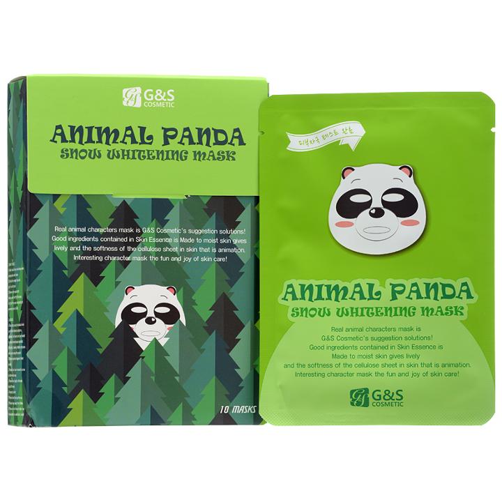 G & S Cosmetic - Animal Panda Snow Whitening Mask 10 Sheets