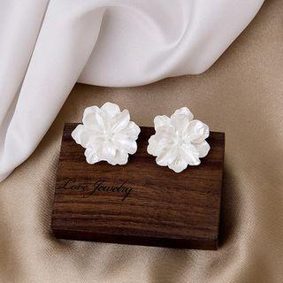 Acrylic Flower Earring E3224 - As Shown In Figure - One Size