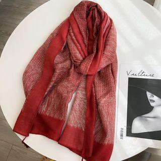 Two-tone Linen Cotton Shawl