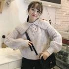 Collared Chunky Knit Sweater
