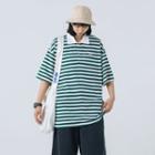 Two Tone Striped Oversize Top