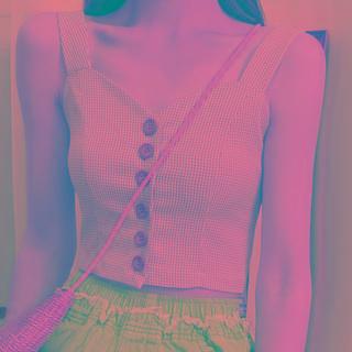 Plaid Crop Camisole