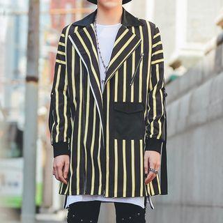 Striped Zipped Jacket