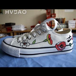 Flowers In Bloom Canvas Sneakers