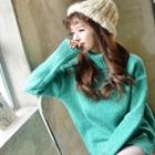 Turtle-neck Colored Sweater