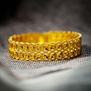 18k Gold Plated Chunky Bracelet