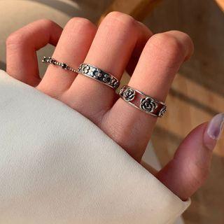 Flower Sterling Silver Ring