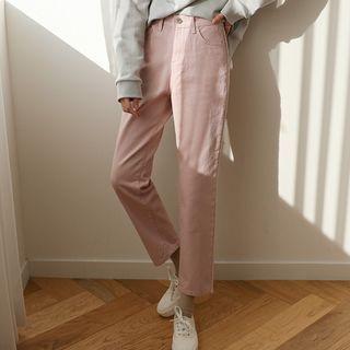 Napped Straight Leg Pants