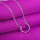 Pendant Sterling Silver Necklace Necklace - Silver - One Size