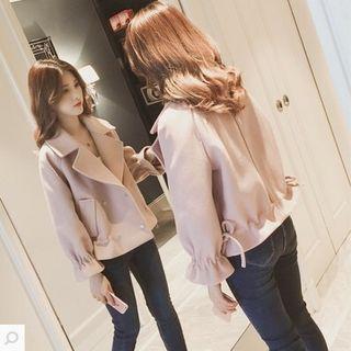 Bell-sleeve Button Jacket