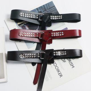 Studded D-ring Waist Belt