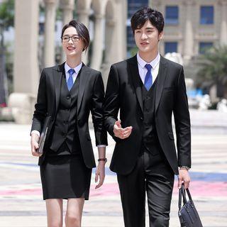 Plain Blazer / Dress Pants / Mini Pencil Skirt / Vest / Set (various Designs)