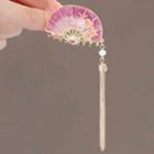 Fan Hair Clip Ly2663 - Purple - One Size