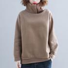Fleece-lined Turtleneck Sweatshirt