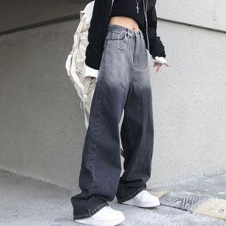 Gradient Wide-leg Pants