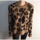 Leopard Furry Sweater