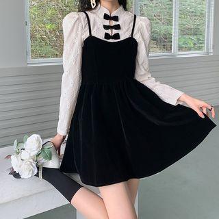 Long-sleeve Shirt / Overall Dress